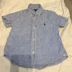 Boys 3t polo Ralph Lauren linen button up